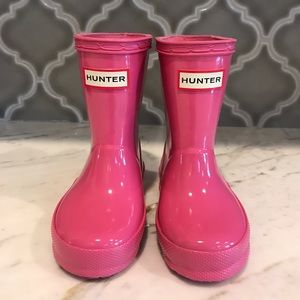 Hunter ‘First Gloss’ Rain Boot - Size 4